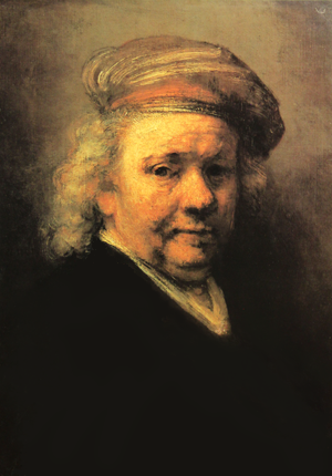 The cover of the Rembrandt book by Jessica Hodge.
