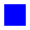 Blue square, yellow after image.