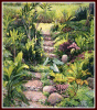#25, Garden Steps oil on canvas