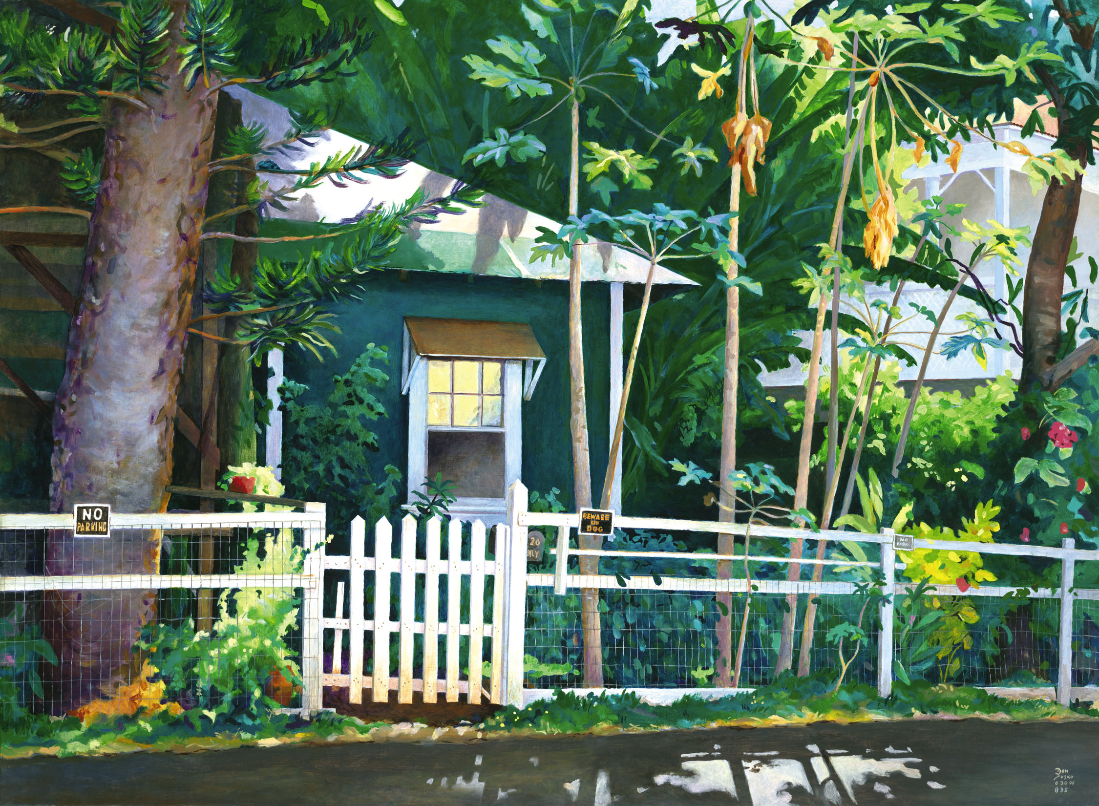 Giclee and painting, Lahaina Canehouse by
Don Jusko