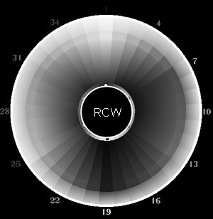 Real Color Wheel Grayscale