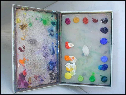 Acrylic palette box