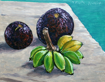 Tom Booth's avocado & bananas