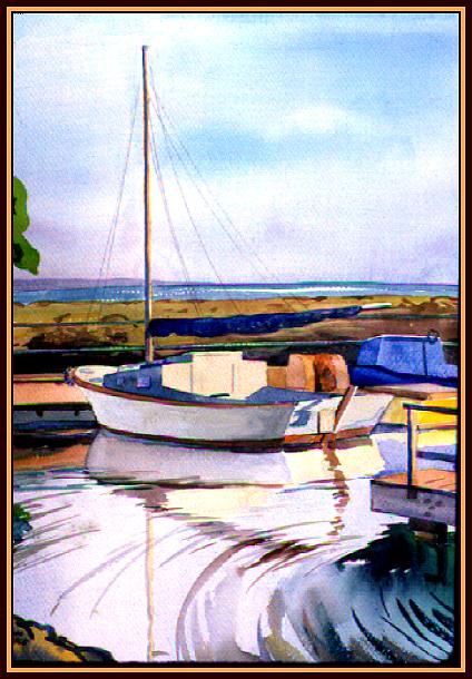 #61 Lahaina Harbor Boat, w/c
