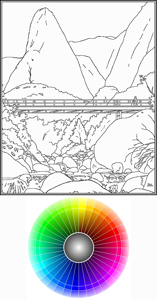 #97, Real Color Wheel and Color-In Iao Image png format